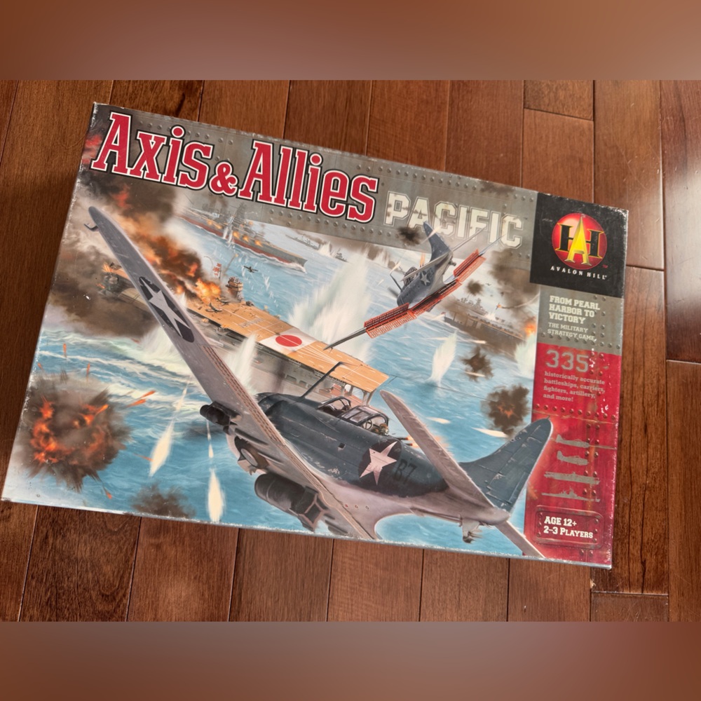 Axis and Allies Pacific Game Hasbro “From Pearl Harbor to Victory Battle Game
